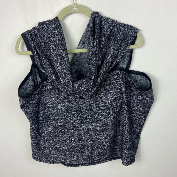 Lululemon Vinyasa Wrap‎ Scarf Jacquard Black Arm Holes Convertible Rulu Fabric - Picture 4 of 13